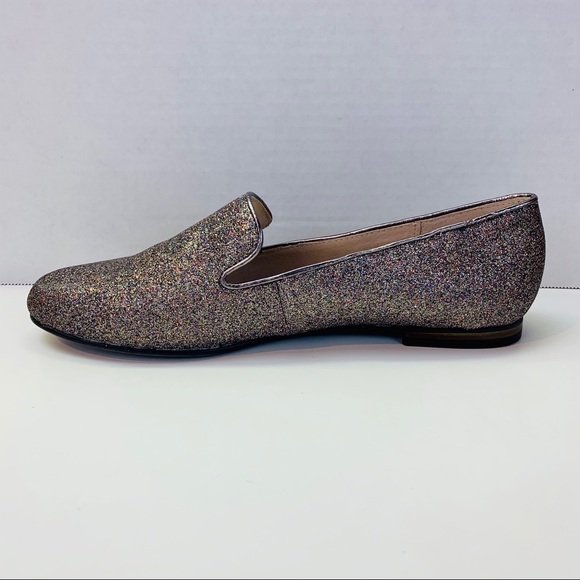 Steven by Steve Madden Gray Glitter Loafer Flat - Picture 3 of 7